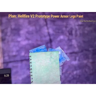 HELLFIRE V2 PROTOTYPE LEGS PAINT