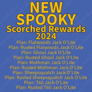 New Spooky Scorched Rewards  2024