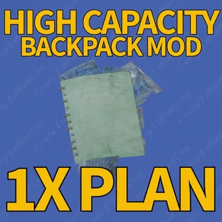 High Capacity Backpack Plan
