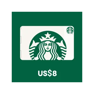 Starbucks $8.00 USD Gift Card 