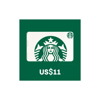 Starbucks $11.00 USD Gift Card 