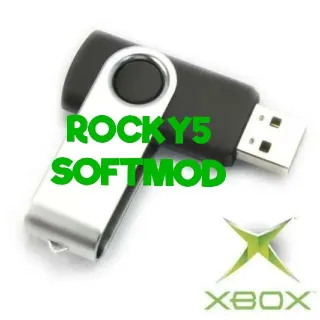 Original Xbox Rocky5 Softmod on USB Flashdrive