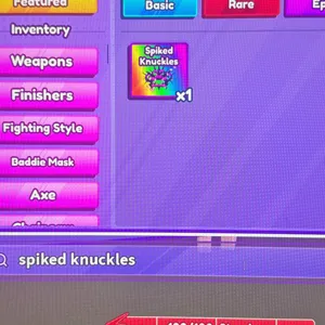 Spiked Knuckles