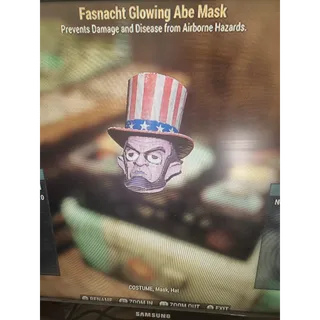 Fasnacht glowing Abe mask 