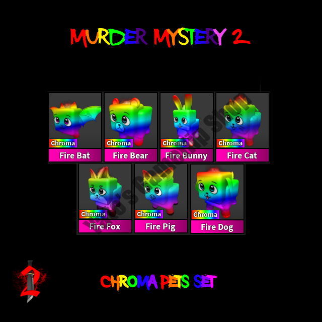 Chroma Set - Murder Mystery 2 Game Items - Gameflip