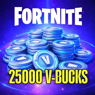 Fortnite 25000 Vbucks GLOBAL V-BUCKS