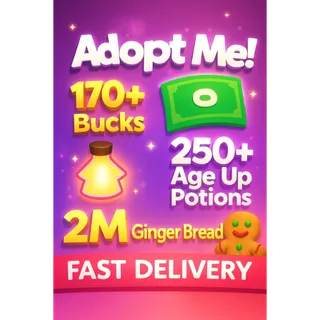 Age Up Potions + Bucks + Gingerbread