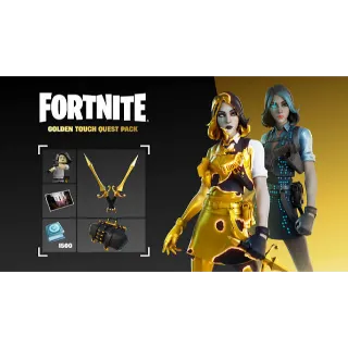 Fortnite Golden Touch Quest Pack
