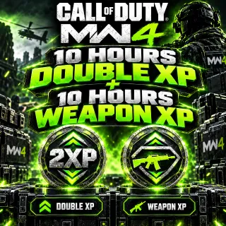MW4 10 Hours Double XP + 10 Hours Weapon XP COD