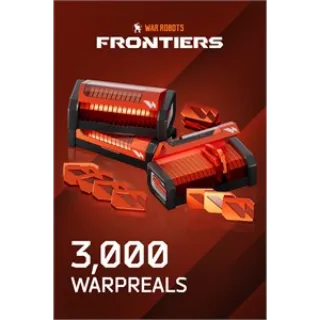 War Robots: Frontiers - 2500 (+500 Bonus) WarpReals