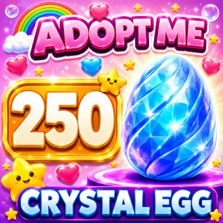 250 CRYSTAL EGG ADOPT ME