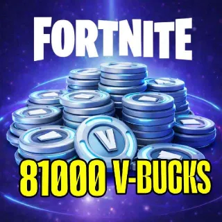 Fortnite 81000 Vbucks Account V-BUCKS