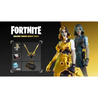 Fortnite Golden Touch Quest Pack 