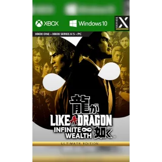 Like a Dragon: Infinite Wealth Ultimate Edition XBOX One / Xbox Series X|S / PC