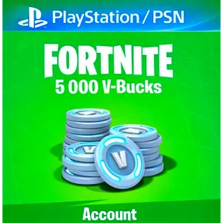 FORTNITE 5000 V-BUCKS _ 5K VBUCKS _ 5000 VBUCKS