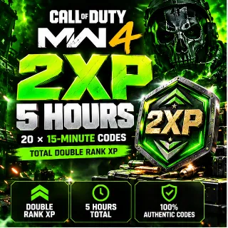 Double XP Boost - 5 Hours MW4