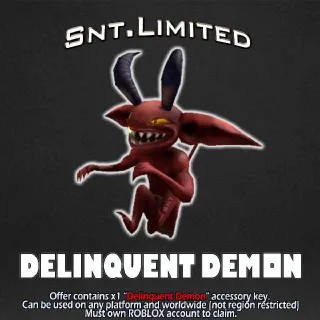 Roblox Delinquent Demon 🔐