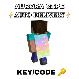 Minecraft AURORA CAPE ⚡𝐀𝐔𝐓𝐎 𝐃𝐄𝐋𝐈𝐕𝐄𝐑𝐘⚡