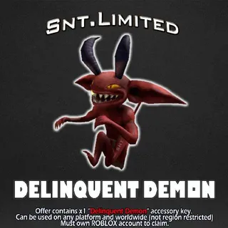 Roblox Delinquent Demon 🔐