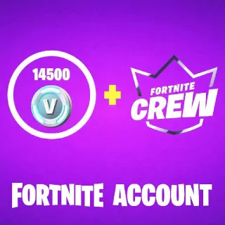14500 VBucks + Crew