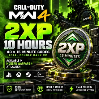 Double XP Boost - 10 Hours MW4