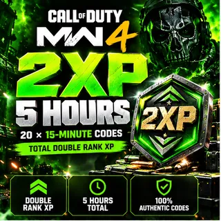 Double XP Boost - 5 Hours MW4