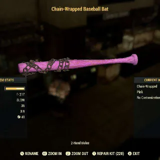 Pink Baseball Bat