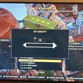 x100 Reflective Mods