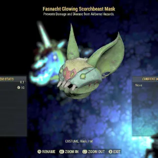 Glowing Scorchbeast Mask