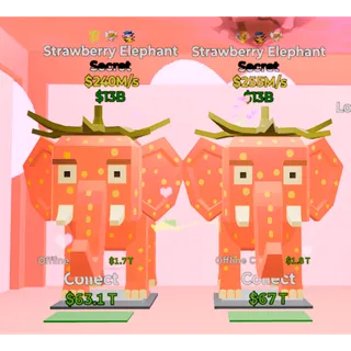 Bundle 2X Strawberry Elephant