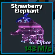 Cyber strawberry Elephant