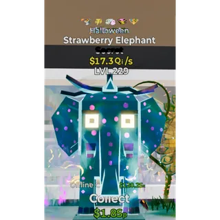 17.3Qi/S Halloween Strawberry Elephant