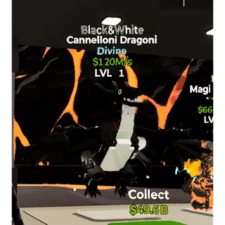 Black&White Cannelloni Dragoni