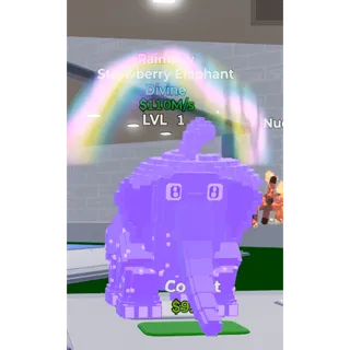 rainbow Strawberry Elephant