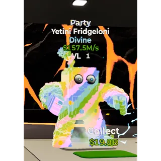 Party Yetini Fridgeloni
