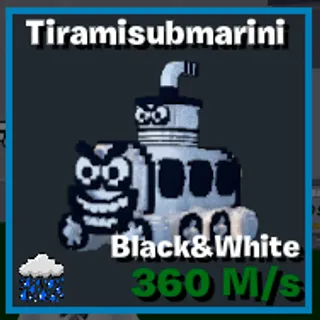 Black&White Tiramisubmarini