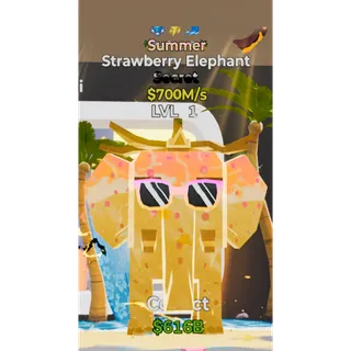 Summer Strawberry Elephant