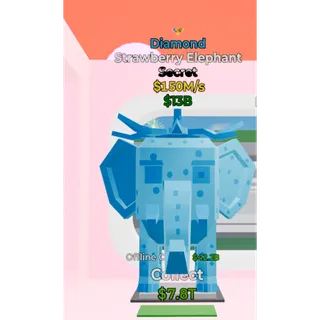 Diamond Strawberry Elephant