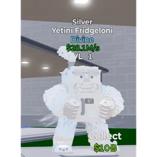 Silver Yetini Fridgeloni