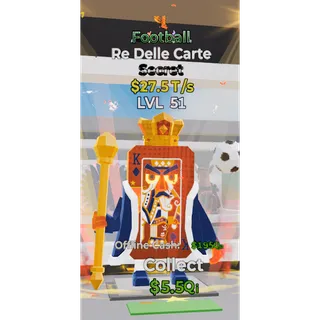 Football Re Delle Carte