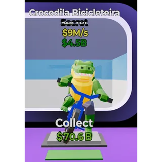 Crocodila Bicileteira