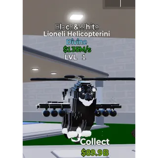 Black & White Lioneli helico