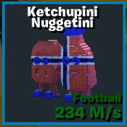 Football Ketchupini Nuggetini