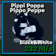 Black&White Pippi Poppa Pippo Peppe
