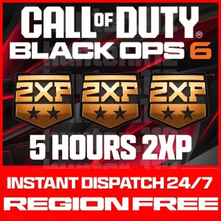 Call of Duty: Black Ops 6 - 2XP 5 Hours (20x15Min) Insta Delivery