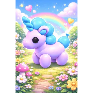 Balloon unicorn f/r