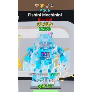 4 traits Fishini mechinini aqua 2.2B