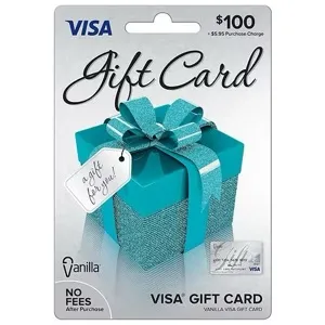 $100.00 USD VANILLA GIFT CARD