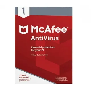 McAfee Total Protection Anti Virus 1 Year Subscription for 1 PC - USA