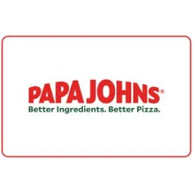 $1.05 USD Papa Johns Gift Card